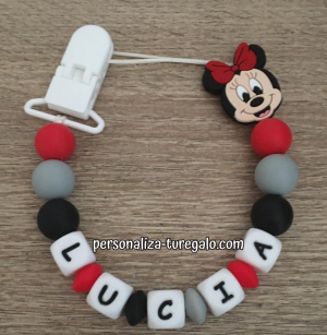 Chupetero Minnie Rojo