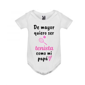 Body De mayor quiero ser tenista como mi papá