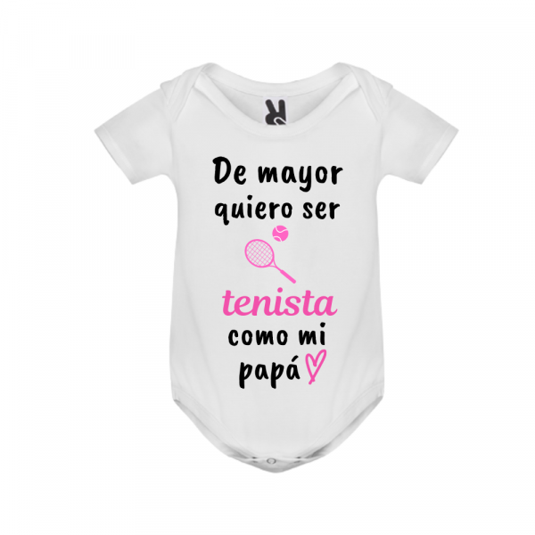 Body De mayor quiero ser tenista como mi papá