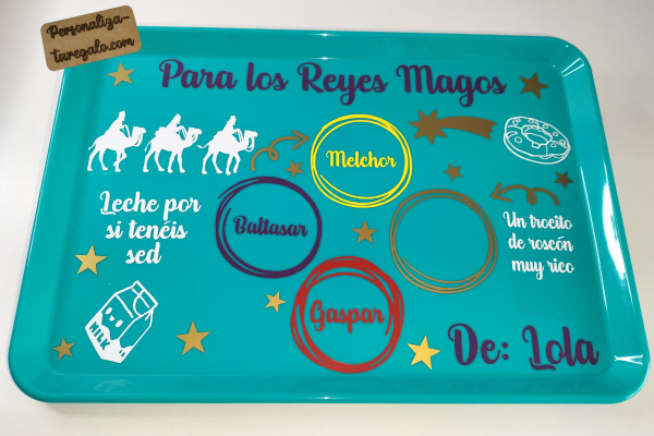 Bandeja Reyes Magos o Papá Noel - Imagen 4