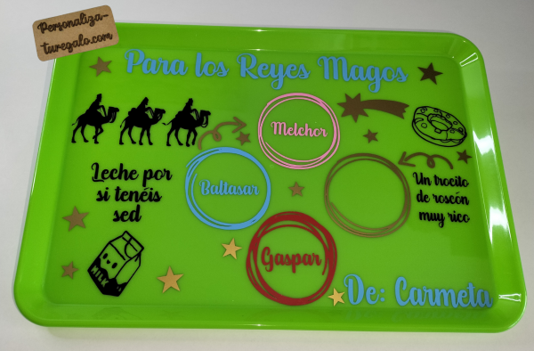 Bandeja Reyes Magos o Papá Noel - Imagen 5