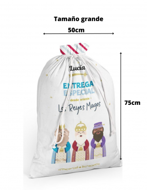 Saco grande para meter regalos de Reyes Magos o Papá Noel