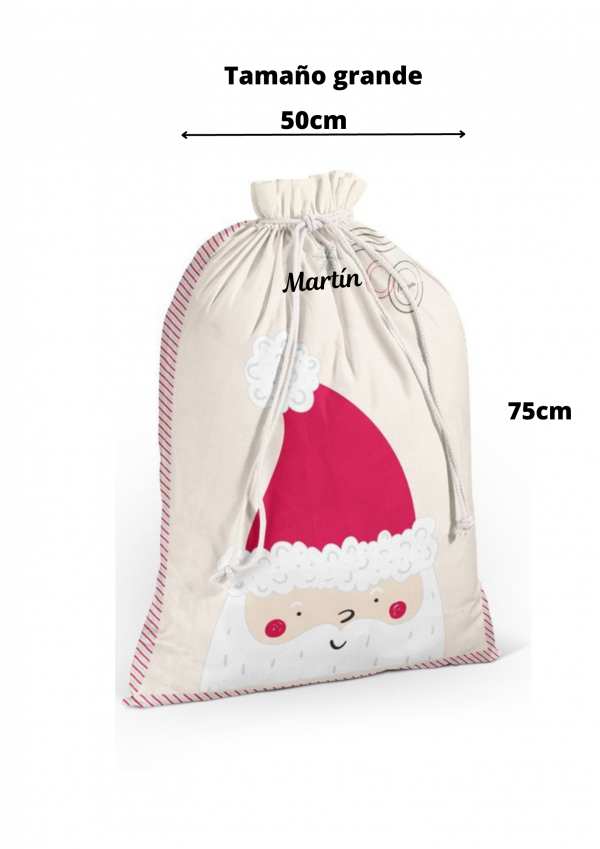 Saco grande para meter regalos de Reyes Magos o Papá Noel - Imagen 2