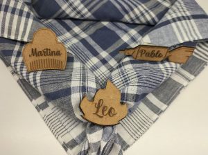 Sujeta Pañuelo Fallero de madera