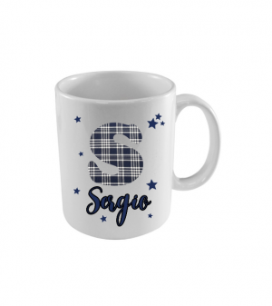 Taza Tradicional Tela cuadros fallera