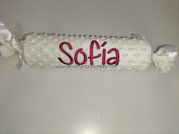 Cojín Caramelo Antivuelco Beige + Nombre Bordado - Imagen 4