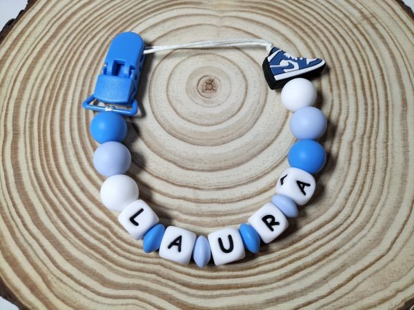 Chupetero Zapatilla Azul