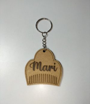 Llavero Fallero Peineta madera
