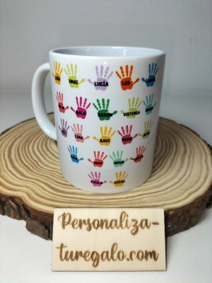 Taza Manos + Nombres