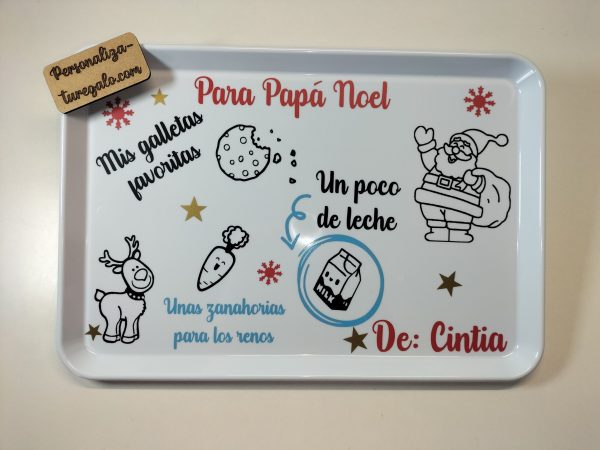 Bandeja Reyes Magos o Papá Noel - Imagen 3