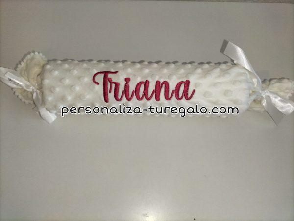Cojín Caramelo Antivuelco Beige + Nombre Bordado - Imagen 5