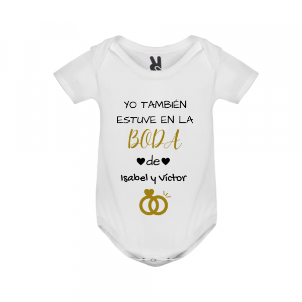 Body Yo también estuve en la boda de + nombres