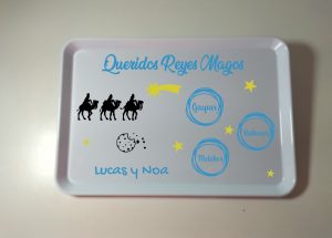Bandeja Reyes Magos o Papá Noel