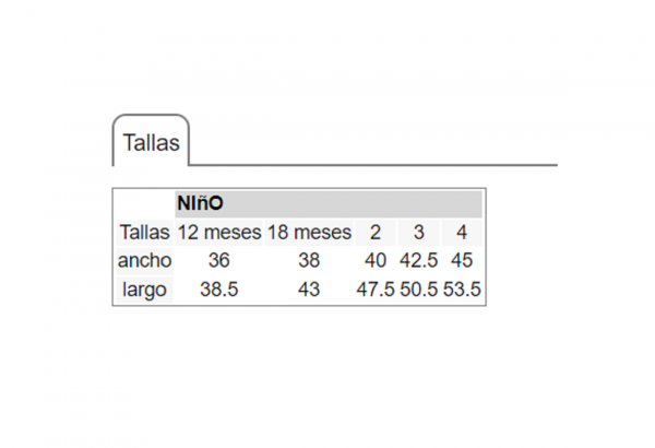 Bata infantil tipo jersey - Imagen 3