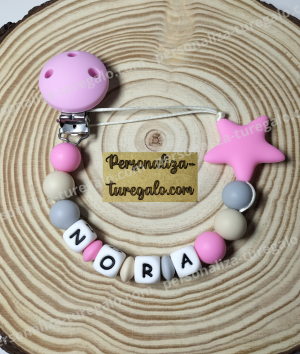 Chupetero Estrella Rosa