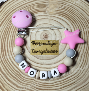 Chupetero Estrella Rosa