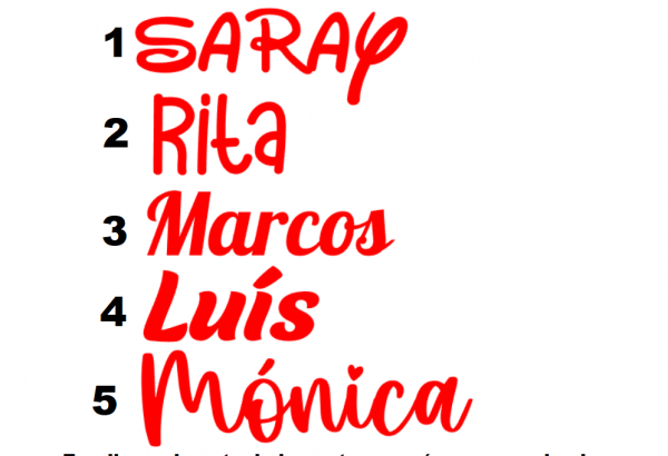 Calcetín de navidad personalizado con nombre - Imagen 2