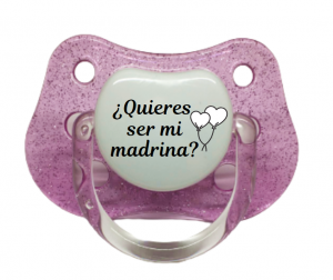 Chupete ¿Quieres ser mi madrina?