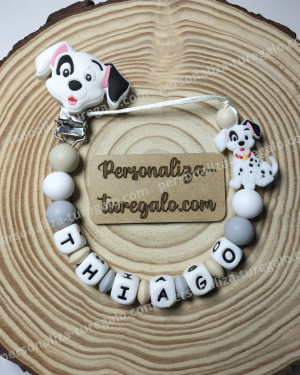 Chupetero Perrito Gris