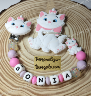 Chupetero + Mordedor Gata Marie