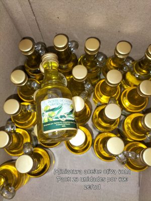 Pack 23 miniaturas aceite oliva 40ml