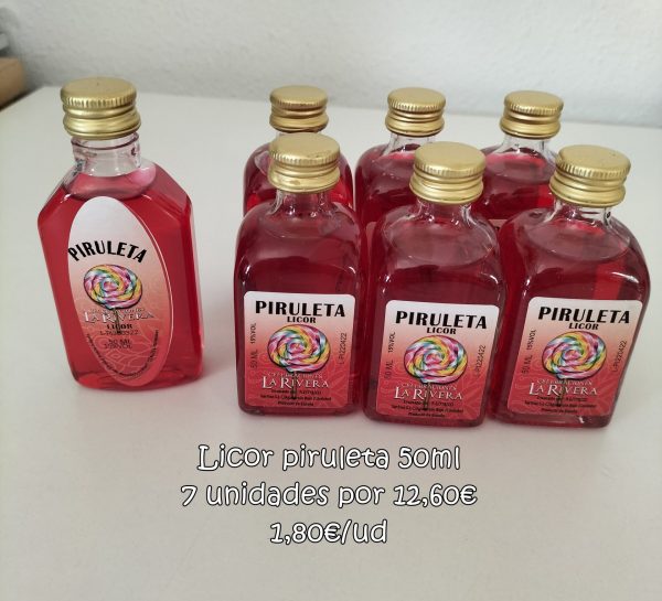 Pack 7 licores de piruleta