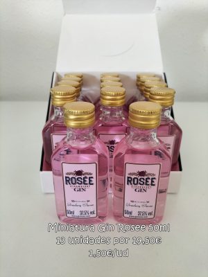 Pack 13 licores de ginebra rosa