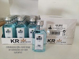 Pack 24 licores de ginebra azul