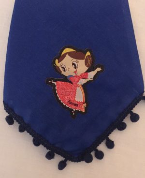 Pico fallera azul marino