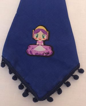 Pico fallera azul marino