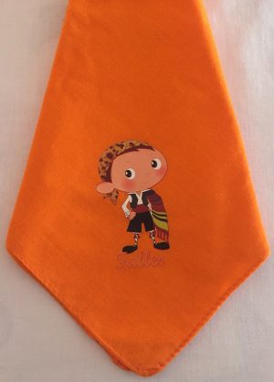 Pañuelo fallero naranja