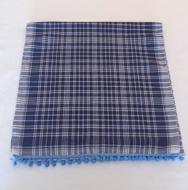 Bufanda fallera azul