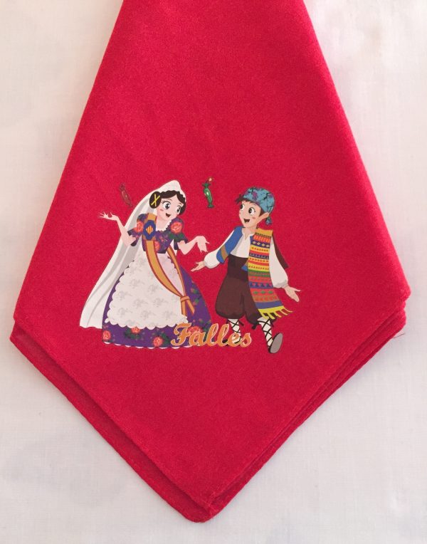 Pañuelo falleros rojo