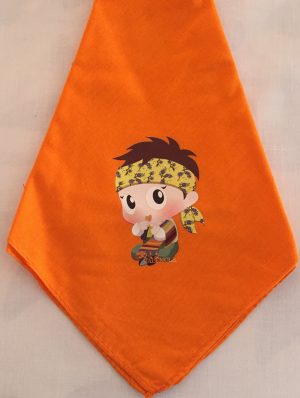 Pañuelo fallerito naranja