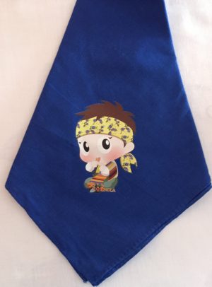 Pañuelo fallerito azul marino