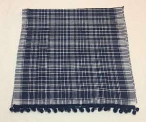 Bufanda fallera azul marino