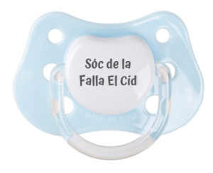 Chupete Sóc de la falla + nombre