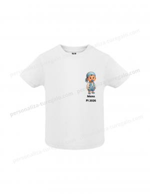 Camiseta Fallera/o + Nombre Niño/a