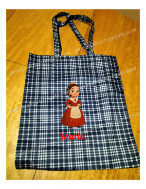 Bolsa cuadros personalizada fallera