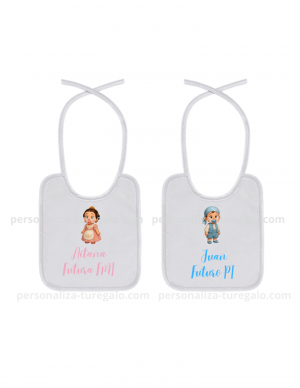 Babero personalizada fallera/o