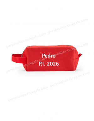 Neceser Rojo Personalizado