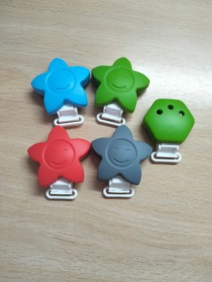 Pack 5 Pinzas de Silicona